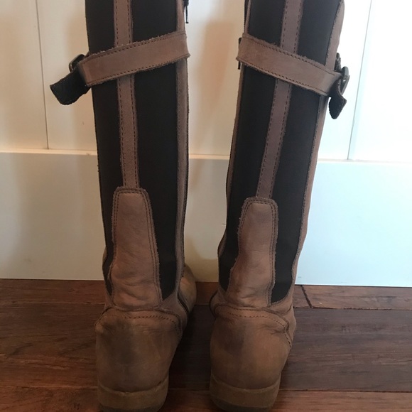 GUC Aldo Light Brown leather riding boots - Picture 6 of 7